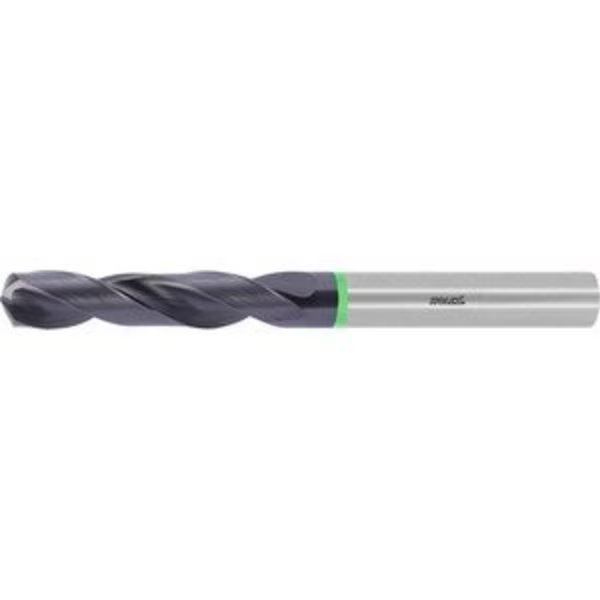 Pro Steel Solid Carbide Drill, 6.1 mm Dia, 140 Deg Point Angle, TiAlN Coated, Plain Shank, Holex, Mfr#: 122501 6,1